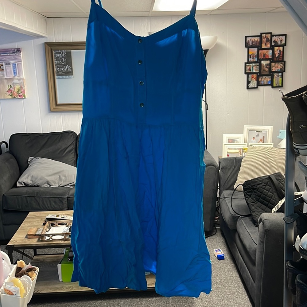 Light blue express summer sun dress
